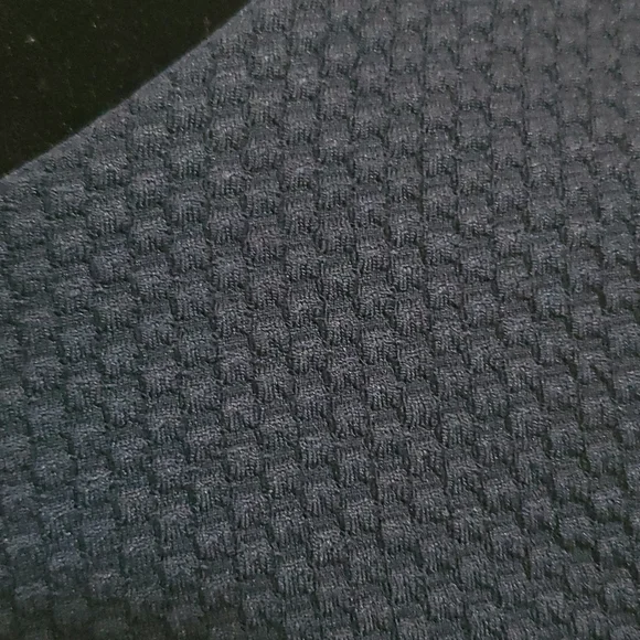 Like New Asos Double Layer Textured Wiggle Dress Midi Size 8 Dark Blue - Picture 4 of 5